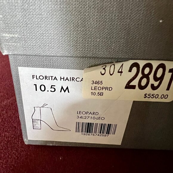 Aquatalia Florita Calf-Hair Bootie - 10.5M - BEAUTIFUL & Gently Used! - Picture 8 of 11